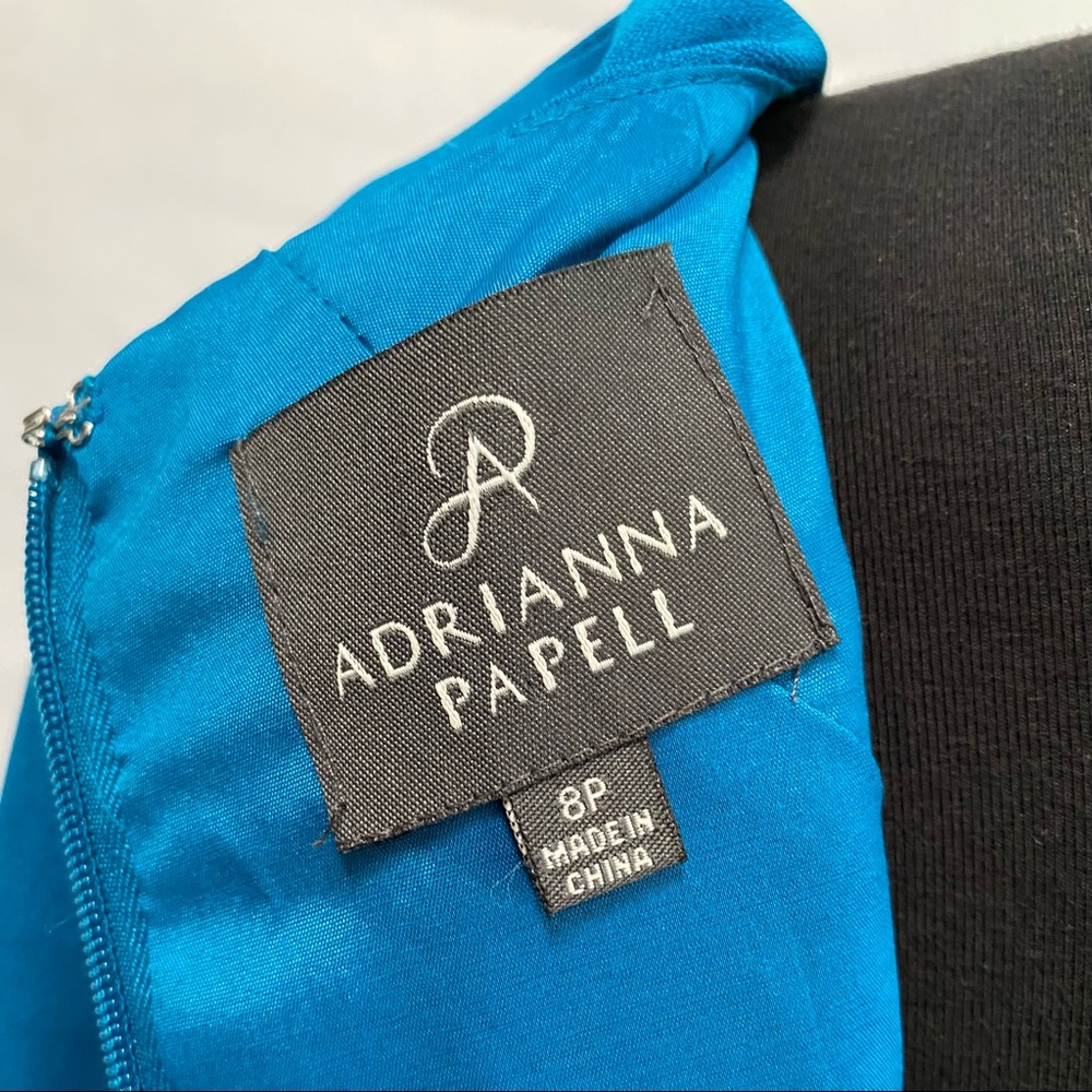 ✨HOST PICK✨ Adrianna Papell Turquoise Structured Sheath Dress - Turquoise Size 8 - Picture 10 of 10
